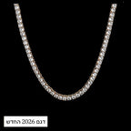 שרשרת טניס בגימור זהב - Lapedera