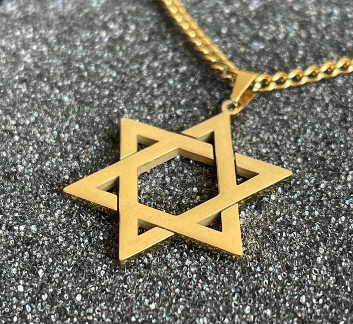 שרשרת מגן דוד לגבר